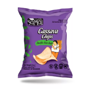 Samai Cassava manióka chips - tengeri sós 57g