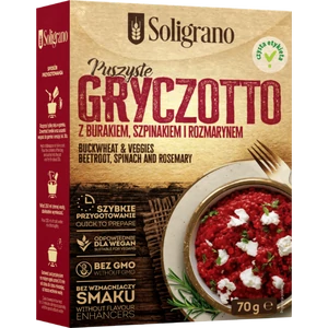 Soligrano vegán hajdina rizottó - céklás, rozmaringos 70g