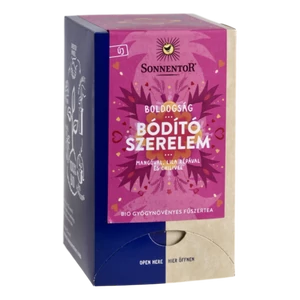 Sonnentor bio Boldogság - Bódító szerelem - herbál gyümölcstea  keverék - 18 filter 36g
