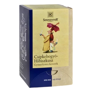 Sonnentor bio csipkebogyó hibiszkusz tea - 18 filter 54g