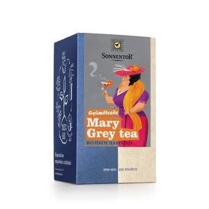 Sonnentor bio gyümölcsös Mary Grey fekete tea - 18 filter 27g