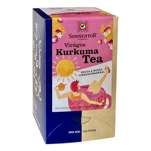 Sonnentor bio virágos kurkuma teakeverék 18 filter 36g