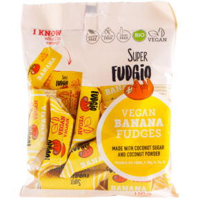 Super Fudgio bio tejmentes banános karamella 150g
