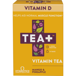 TEA+ mangó és ananász D-vitamin tea - 14 filter 28g