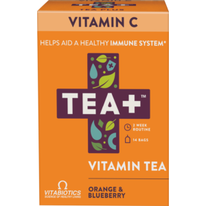 TEA+ narancs és áfonya C-vitamin tea - 14 filter 28g 