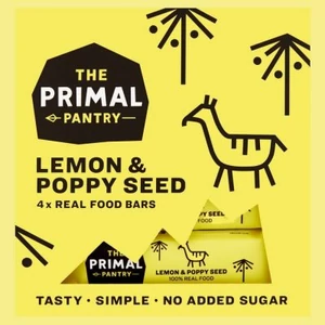 The Primal Pantry multipack citrom és mák szeletek 4x30g