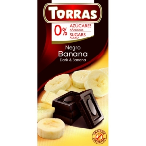 Torras banános étcsokoládé 75g