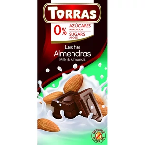 Torras mandulás tejcsokoládé 75g