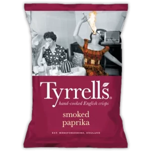 Tyrrell&#039;s burgonyachips - füstös paprikával 150g