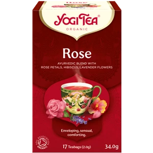 Yogi Tea Rose - rózsa bio tea - 17 filter 34g