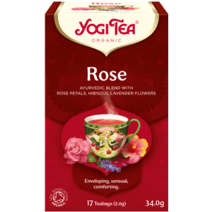 Yogi Tea Rose - rózsa bio tea - 17 filter 34g