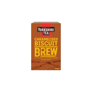 Yorkshire Tea Caramelised Biscuit Brew - fekete tea karamellás keksz ízesítéssel  - 40 filter 112g