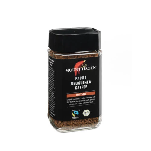 Mount Hagen bio Pápua Új-Guineai instant kávé 100g - Fairtrade 