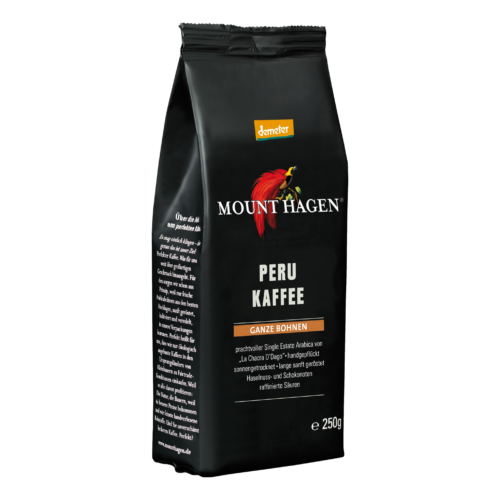 Mount Hagen bio Perui kávé, szemes - Demeter 250g