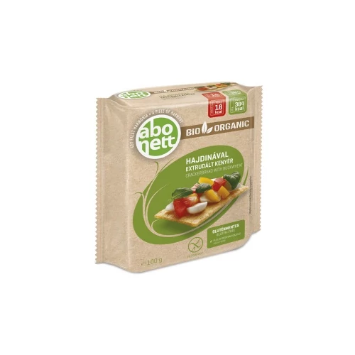 Abonett bio extrudált kenyér hajdinás 100g