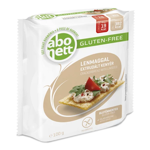 Abonett extrudált kenyér lenmaggal 100g