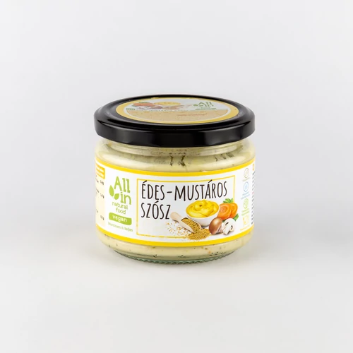 All in natural food édes mustáros szósz 250g