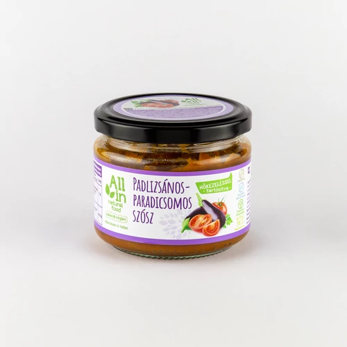 All in natural food padlizsános-paradicsomos szósz 250g