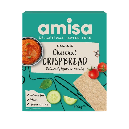 Amisa bio gesztenyés kréker 100g