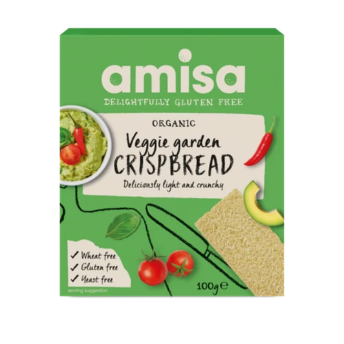 Amisa bio zöldséges kréker 100g