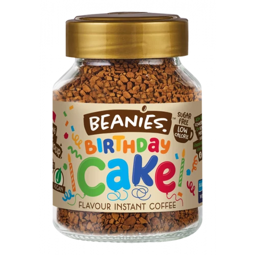 Beanies Birthday Cake - szülinapi torta instant kávé 50g