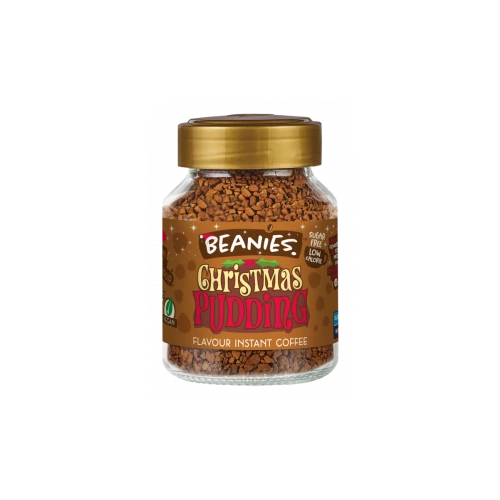 Beanies Christmas Pudding - karácsonyi puding instant kávé 50g