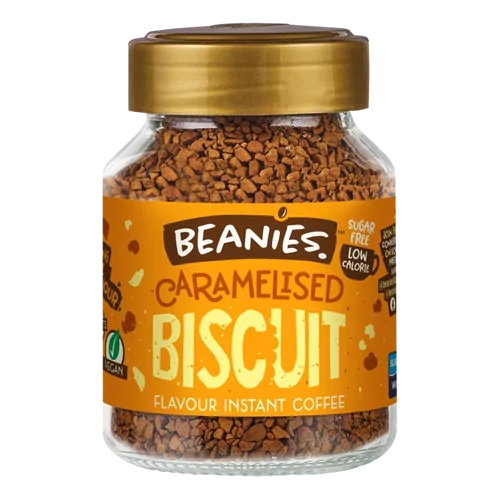 Beanies Caramelised Biscuit - karamellás keksz instant kávé 50g