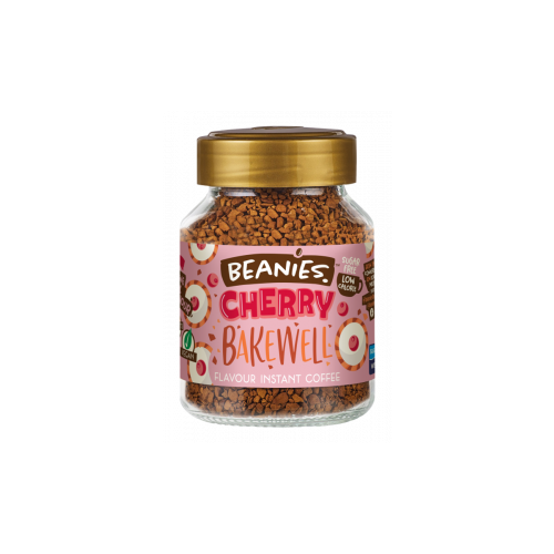 Beanies Cherry Bakewell - meggyes mandulás süti instant kávé 50g