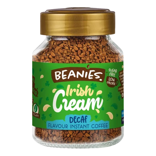 Beanies IrishCream - ír krémlikőr koffeinmentes instant kávé 50g