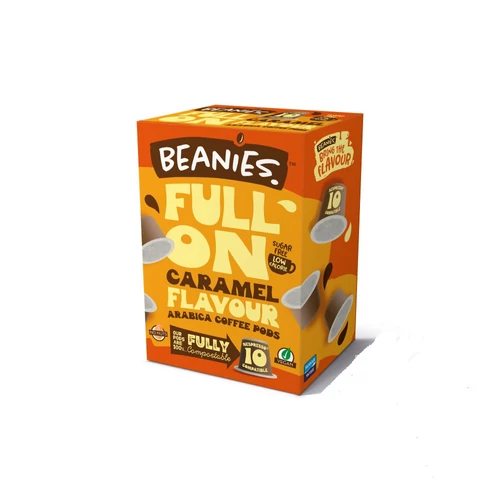 Beanies pods Caramel - karamellás ízesített kávékapszula 10db 50g