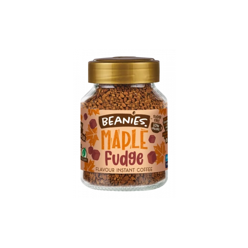 Beanies Maple Fudge - juharszirupos karamellás instant kávé 50g