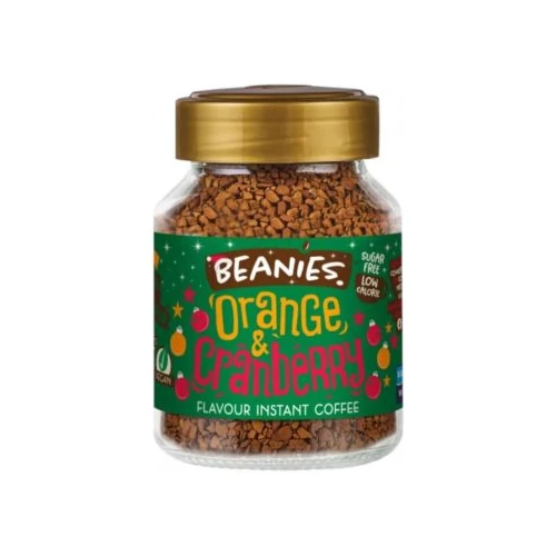 Beanies Orange and Cranberry - narancsos vörösáfonyás instant kávé 50g