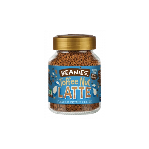 Beanies Toffee Nut Latte - karamellás mogyorós instant kávé 50g