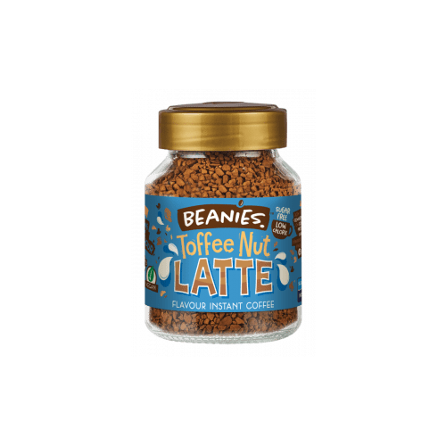 Beanies Toffee Nut Latte - karamellás mogyorós instant kávé 50g