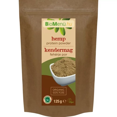 BioMenü bio kendermag fehérje por 125g