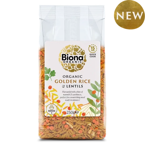 Biona bio arany rizs és lencse 250g
