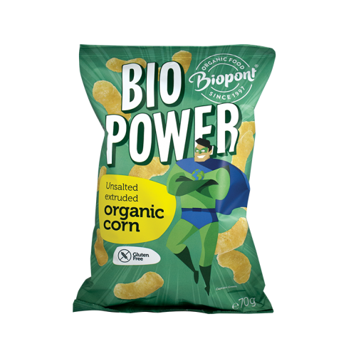 Biopont bio extrudált kukorica, sótlan gluténmentes (Bio Power) 70g