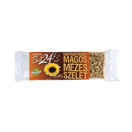 Biopont bio mézes szelet, napraforgós 40g