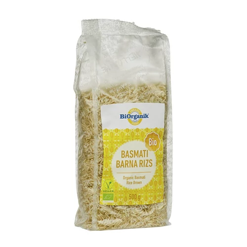 BiOrganik bio basmati barna rizs 500g