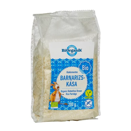 BiOrganik bio gluténmentes barnarizs kása 200g