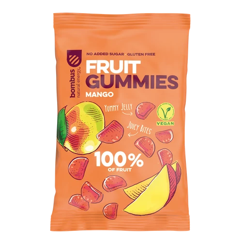 Bombus Fruit Energy - cukormentes mangós gumicukor 35g