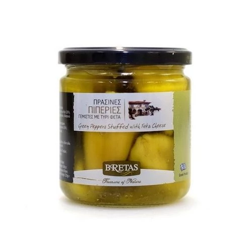 Bretas harang paprika fetával töltve - zöld 360g
