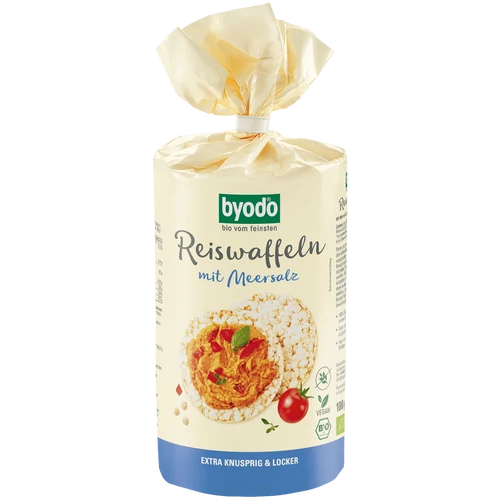 Byodo bio rizsszelet 100g - tengeri sóval