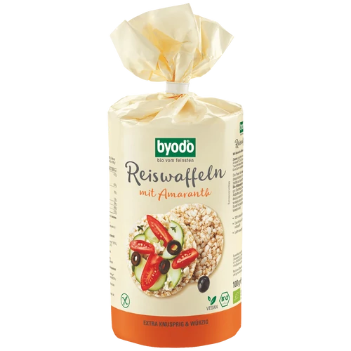 Byodo bio rizsszelet 100g - amaránttal