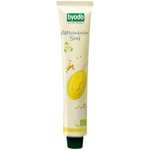 Byodo bio enyhén csípős mustár 100ml - tubusos