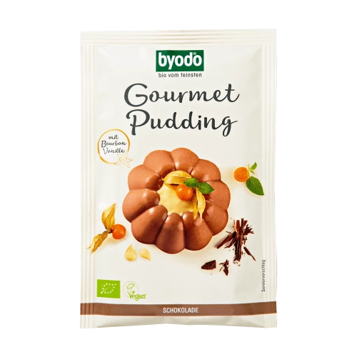 Byodo bio csokoládés pudingpor 36g