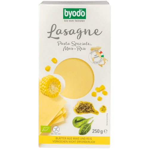 Byodo bio lasagne - gluténmentes 250g