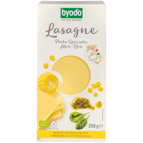 Byodo bio lasagne - gluténmentes 250g
