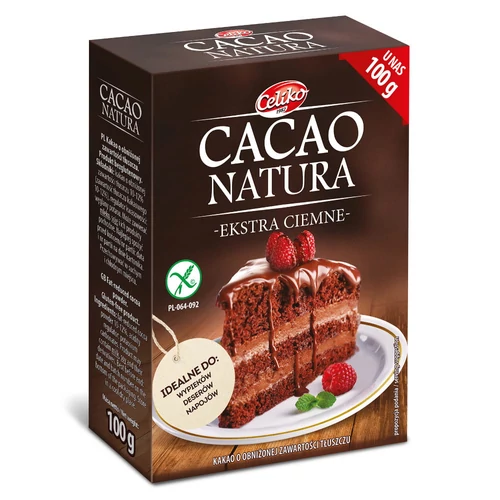 Celiko gluténmentes extra sötét kakaópor 100g