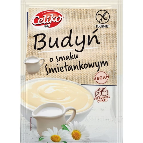 Celiko gluténmentes puding - tejszín ízű 40g